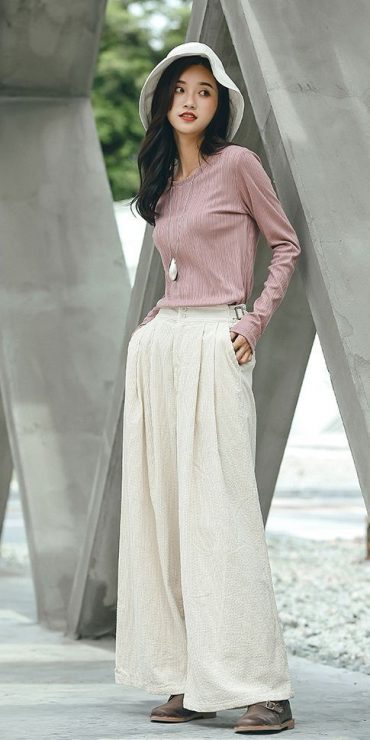 亞麻材質　亞麻衣服穿搭